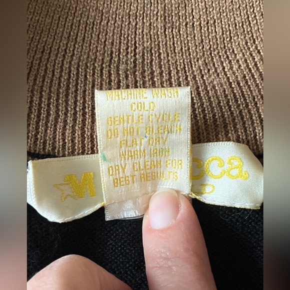 Vintage 90s Mecca GOLD Sweater Hip-Hop Streetwear Knit Men's XL -Y2K - EUC. - Picture 6 of 14